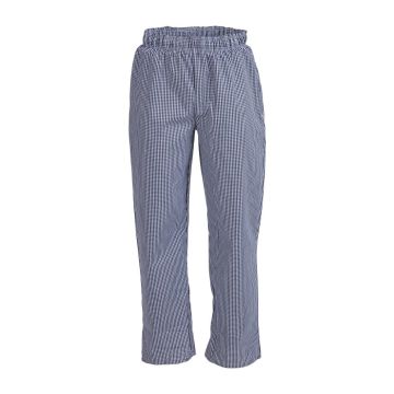 Whites Unisex Vegas Checkered Chef Pants Blue/White L B311-L
