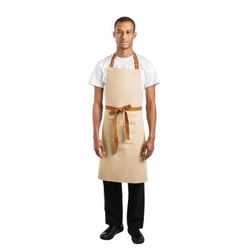 Whites Bib Apron Khaki - 700 x 1000mm B982