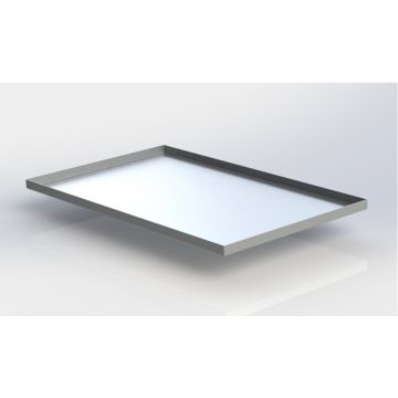 60X40X2.5cm Rectangle Edge Aluminium Tray