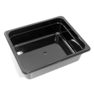 Robinox Black Polycarbonate Gastronorm Pan - 1/3 Size, 65mm Deep B13065