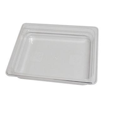 Robinox Clear Polycarbonate Gastronorm Pan - 1/6 Size, 65mm Deep C16065
