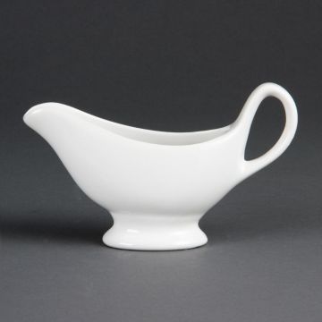 Olympia (Pack of 6) Whiteware Gravy Boats 215ml C243