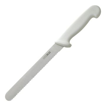 Hygiplas White Bread Knife 20cm C882