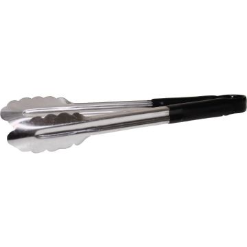 Vogue Colour Coded Black Serving Tongs CB153