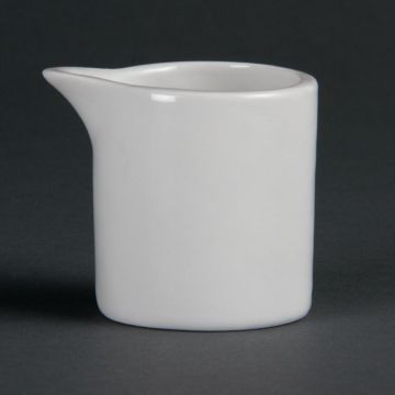 Olympia (Pack of 6) Whiteware Milk & Cream Jugs 57ml CB704