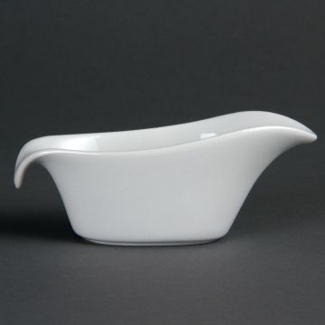 Olympia (Pack of 6) Whiteware Gravy Boats 85ml CB707