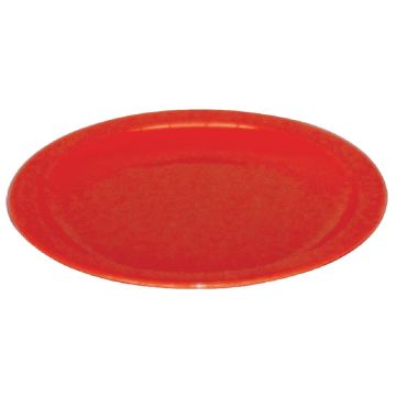 Kristallon (Pack of 12) Polycarbonate Plates Red 230mm CB770