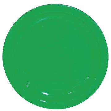 Kristallon (Pack of 12) Polycarbonate Plates Green 172mm CB764