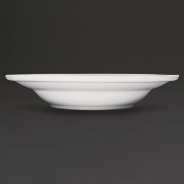 Athena Hotelware (Pack of 6) Rimmed Soup Bowls 228mm CC214