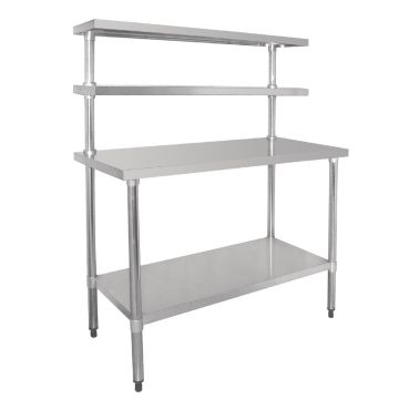 Vogue Stainless Steel Prep Station with Gantry 1800mm CC360