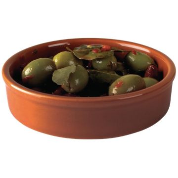 Olympia (Pack of 6) Rustic Mediterranean Large Dishes 134mm CD741