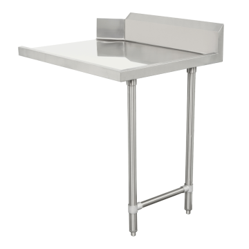 Modular Systems Stainless steel Clean Dish Table with Splashback CDT-600L