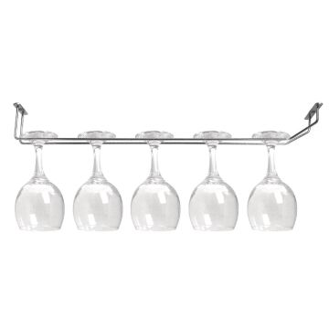 Olympia Wine Glass Rack Chrome 610mm CE308