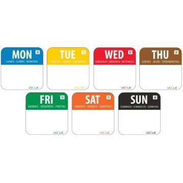 Dissolvable Food Rotation Label Kit 20mm (Pack of 7000) CF439