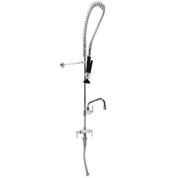 3Monkeez Hob Mounted Pre Rinse Spray Tap 6" Pot Filler Faucet Black T-3M53015-B