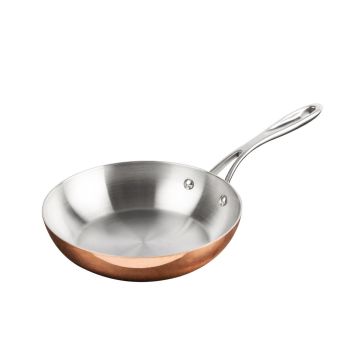 Vogue Tri Wall Copper Frying Pan 240mm CM679
