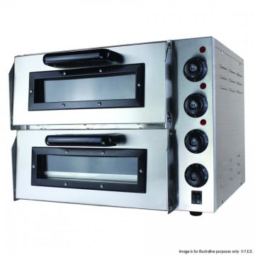 Compact Double Pizza Deck Oven EP2S