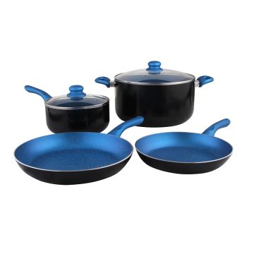 6Pcs Set Non-Stick Cookware Frypan Saucepan Casserole Induction