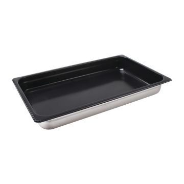 Vogue Stainless Steel Heavy Duty Non Stick Gastronorm Pan 1/1 40mm CS754