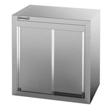 Wall Cabinet Cupboard Premium Stainless Steel With Sliding Doors WALLCAB1500 HY