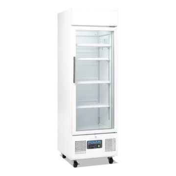 Polar G-Series Upright Display Fridge  218Ltr White DM075-A