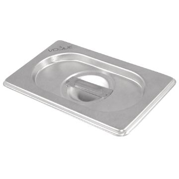 Vogue Stainless Steel 1/4 Gastronorm Pan Lid DN738