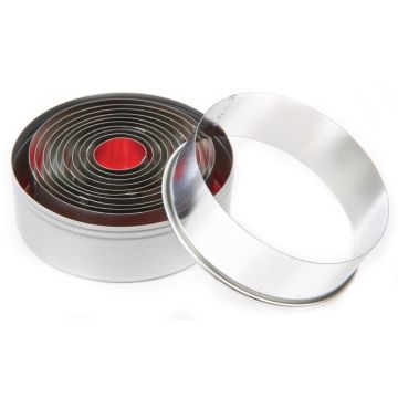 Vogue Round Plain Pastry Cutter Set E013