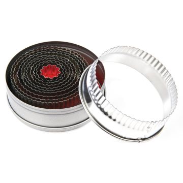 Vogue Round Fluted Pastry Cutter Set E019