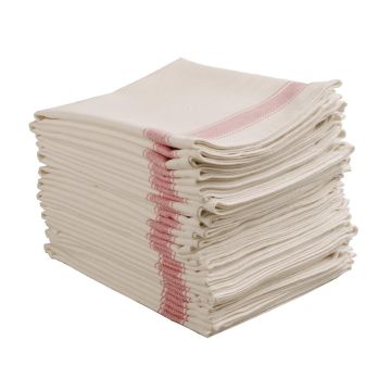 Heavy Red Single Tea Towel E915