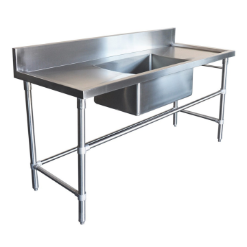 1900X600mm Single Middle Bowl Kitchen Sink Stainless Steel