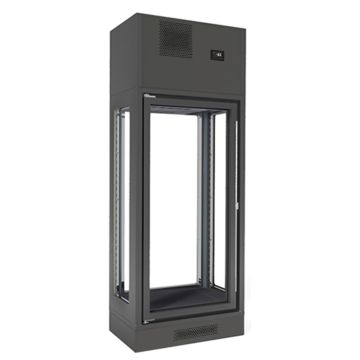 Fagor Commercial Single Zone 1 Door Black Wall-Mounted Wine Cellar FWC-2301-1WB