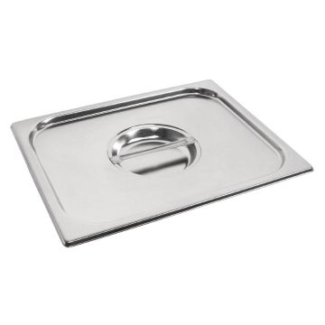 Vogue Stainless Steel Heavy Duty 1/2 Gastronorm Lid GC973
