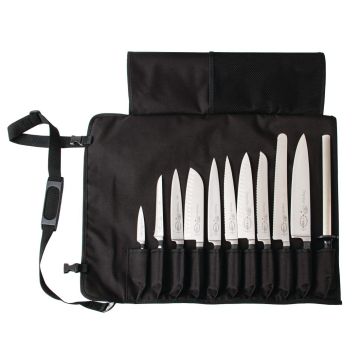 Dick Black Textile Roll Bag & Strap GD796