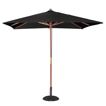 Bolero Square Outdoor Umbrella 2.5m Black