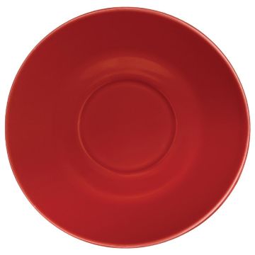 Olympia (Pack of 12) Cafe Saucers Red GL047