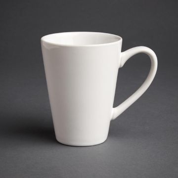 Olympia (Pack of 12) Cafe Latte Cups 340ml White GL487