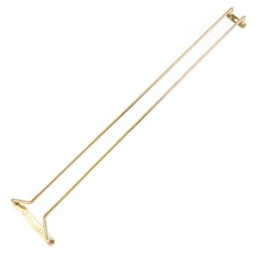 Beaumont Brass Wine Glass Rack 609mm GM205