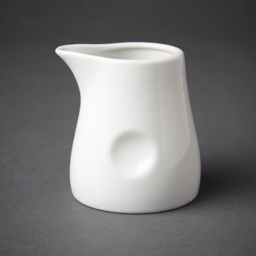 Olympia Whiteware Dimpled Milk Jugs 170ml (Pack of 6) GM367