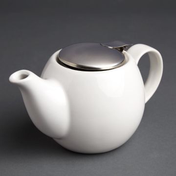 Olympia Cafe Teapot 510ml White GM593