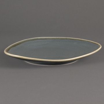 Olympia Kiln (Pack of 6) Triangular Plate Ocean 230mm GP342