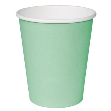 Fiesta(Pack of 50)Takeaway Coffee Cups Single Wall Turquoise 340ml x50 GP401