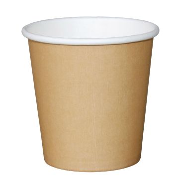 Fiesta(Pack of 1000)Takeaway Espresso Cup Kraft 112ml x1000 GP447