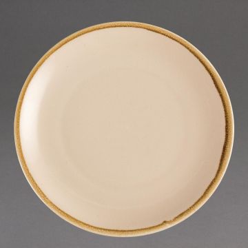 Olympia Kiln (Pack of 4) Round Plate Sandstone 280mm GP462