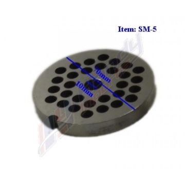 7mm Coarse Cutting Plate For 150Kg Electric Meat Mincer Bench Top Grinder
