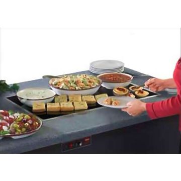Hatco Corporation Hbgb Glo Ray Drop-In Heated Black Ceramic Glass Shelf HBGB-7218