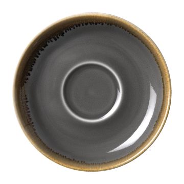 Olympia Kiln Smoke Saucer 160mm (Pack of 6) HC393