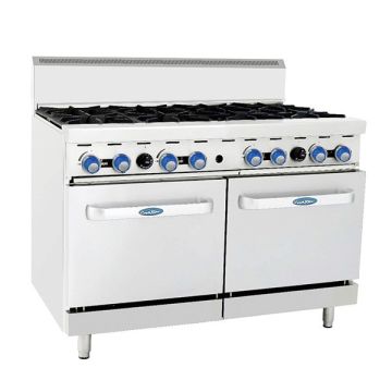 Cookrite 8 Burner With Oven AT80G8B-O NG