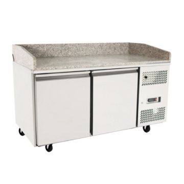 Atosa 2 Door Refrigerated Pizza Table Fridge 1510mm EPF3495