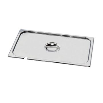 Mixrite Stainless Steel Lids With Cut For Spoon 265X162 P14000