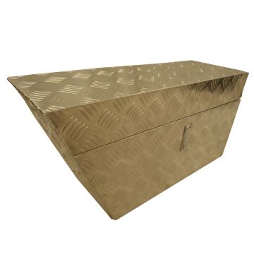 Aluminium Checker Plate Alloy Tool Box Tray Storage Ute Truck Toolbox